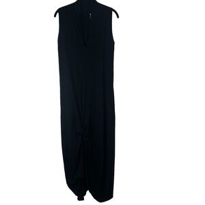 M x Matthildur Women's Dress Size Small Black Maxi Sleeveless Lagenlook Goth‎
